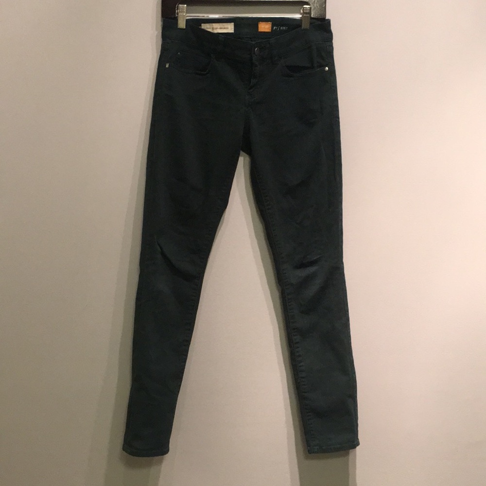 Anthropologie pilcro jeans in dark Forrest green